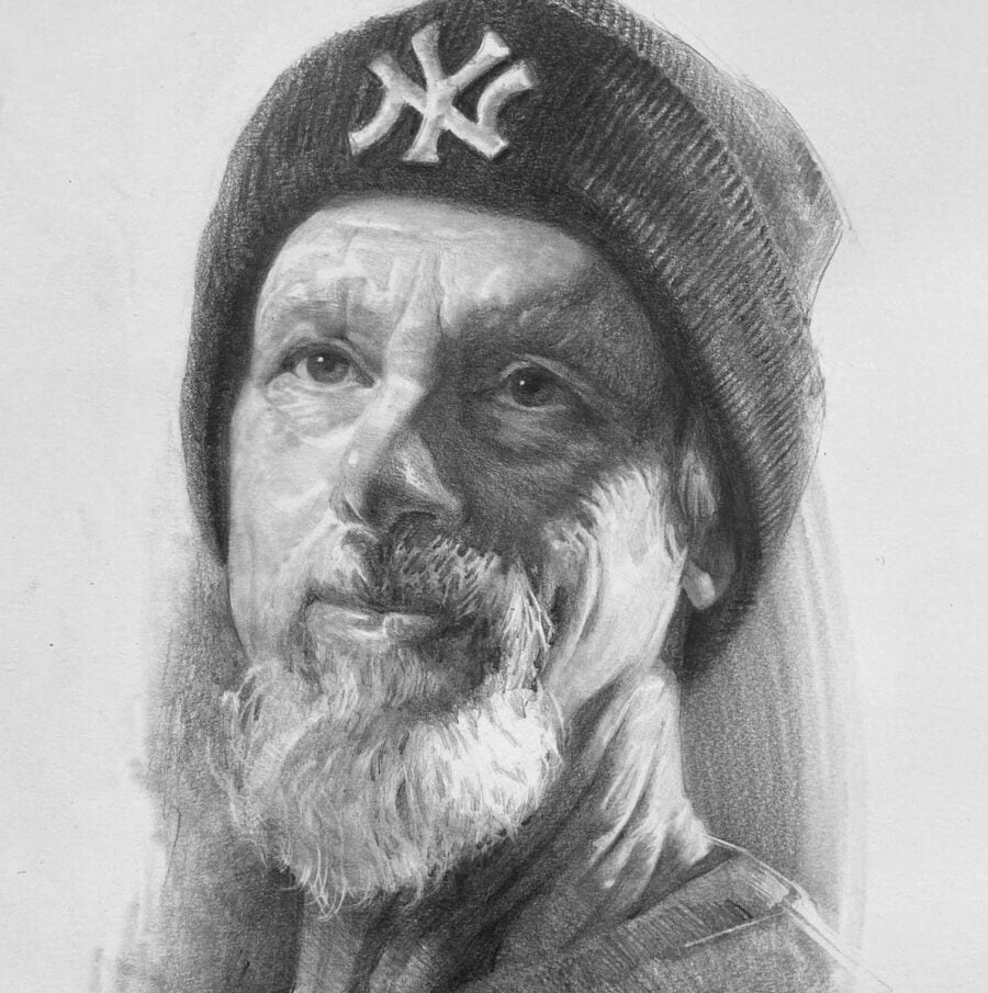 5-25 - Long Pose Portrait in Graphite