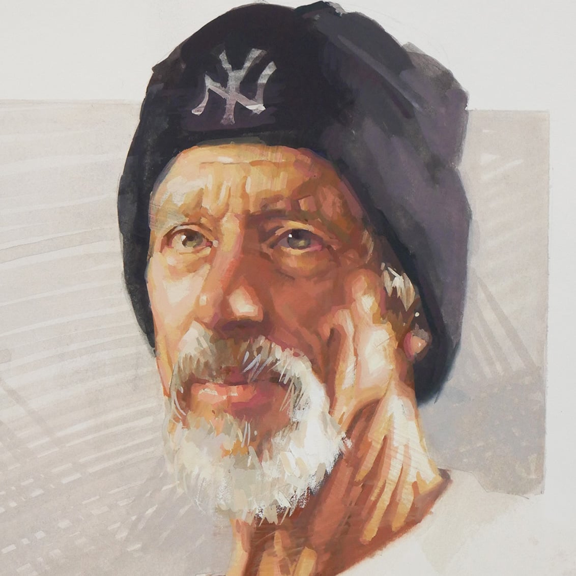 4-26 - Gouache Portrait
